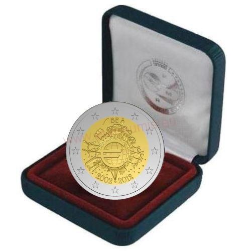 2 euro 2012 Belgicko cc.PROOF zavedenie hotovostnej eurovej meny