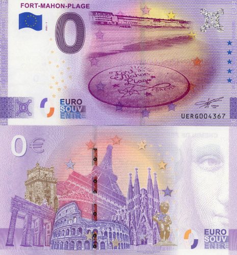 0 euro Souvenir 2020/1 UNC FORT-MAHON-PLAGE, výročné vydanie 