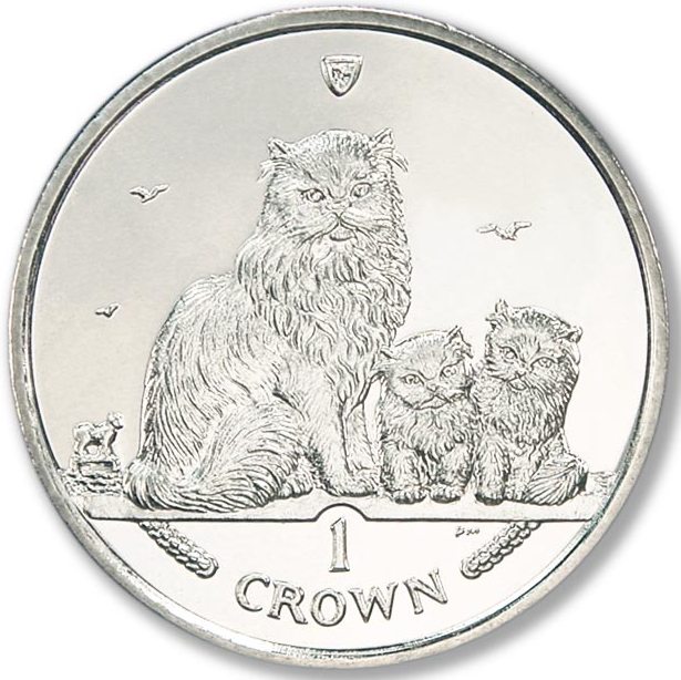 1 Crown 2005 Isle of Man UNC CuNi