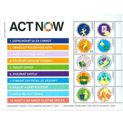 Hárček 2020 Slovensko čistý, MILANOFIL 2020 – ACT NOW (709)