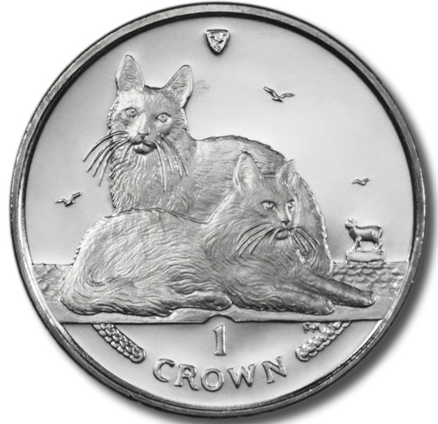 1 Crown 2011 Isle of Man UNC CuNi