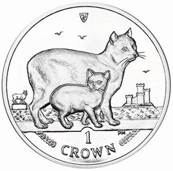 1 Crown 2012 Isle of Man UNC Cat