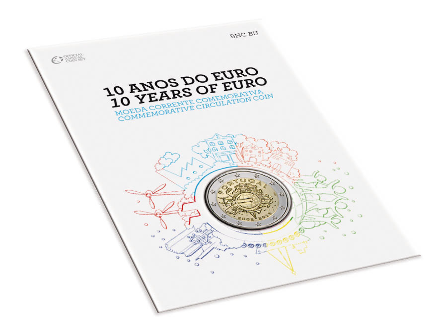 2 euro 2012 Portugalsko cc.UNC EM BNC