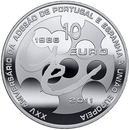 10 euro 2011 Portugalsko UNC, Európska únia