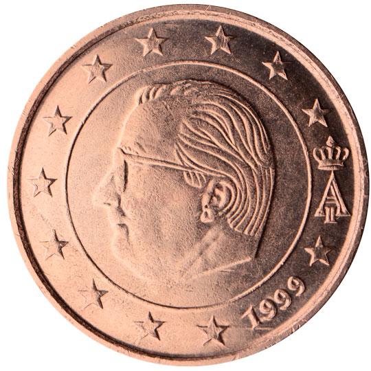 1 cent 1999  Belgicko ob.UNC