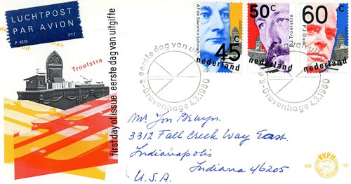 FDC, 1980, Holandsko, holandský politici