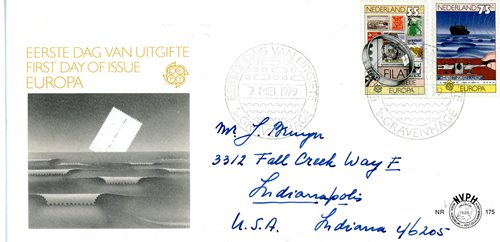 FDC, 1979, Holandsko, Europa (C.E.P.T.)