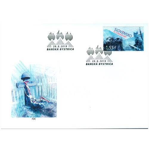FDC 2019 Slovensko, 75. výročie SNP (FDC 691)