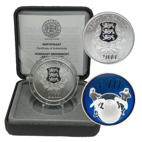 10 euro 2011 Estónsko PROOF Joining the European Union