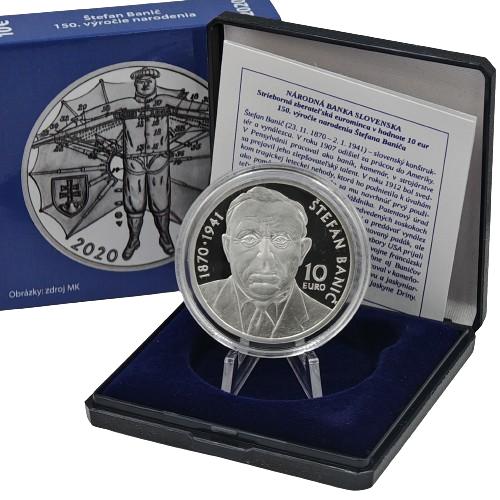 10 euro 2020 Slovensko PROOF, Štefan Banič