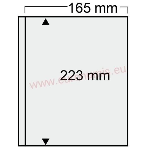 Listy formát A5 na ETB, 10ks/bal, číre (S7872) IN