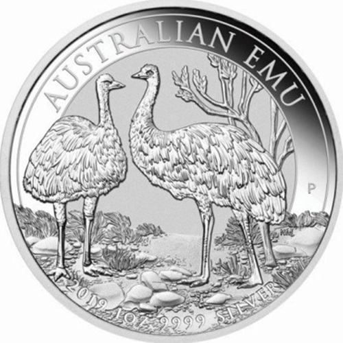 Dollar 2019 Austrália BU 1 Oz Ag, Australian Emu