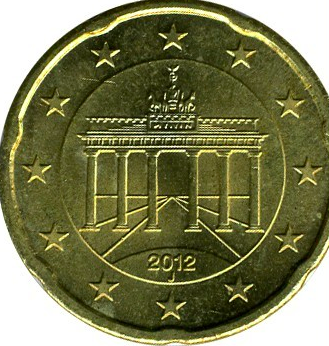20 CENT 2011 Nemecko J ob.UNC