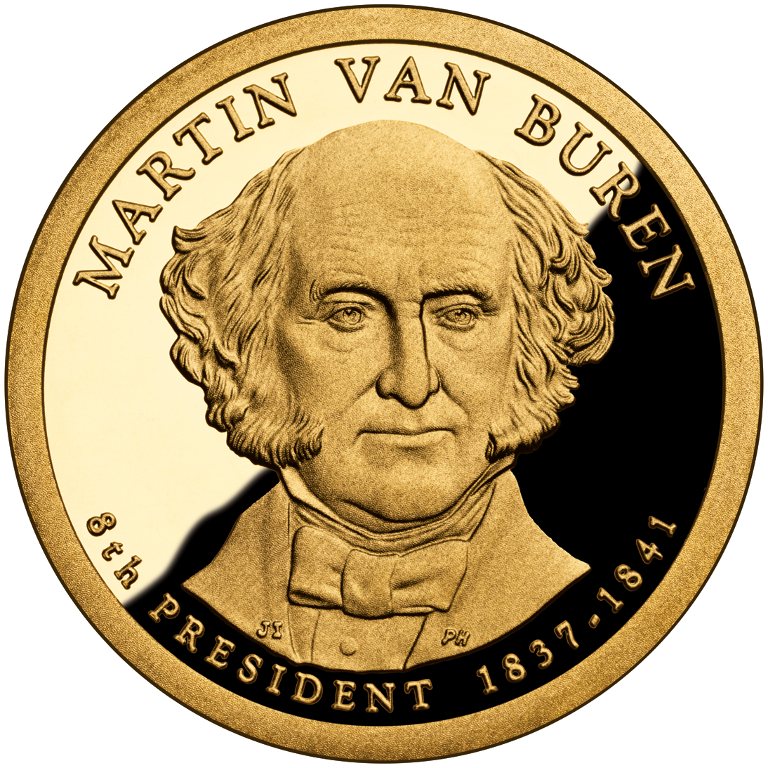 Dollar 2008 P USA UNC M.V.Buren 8th