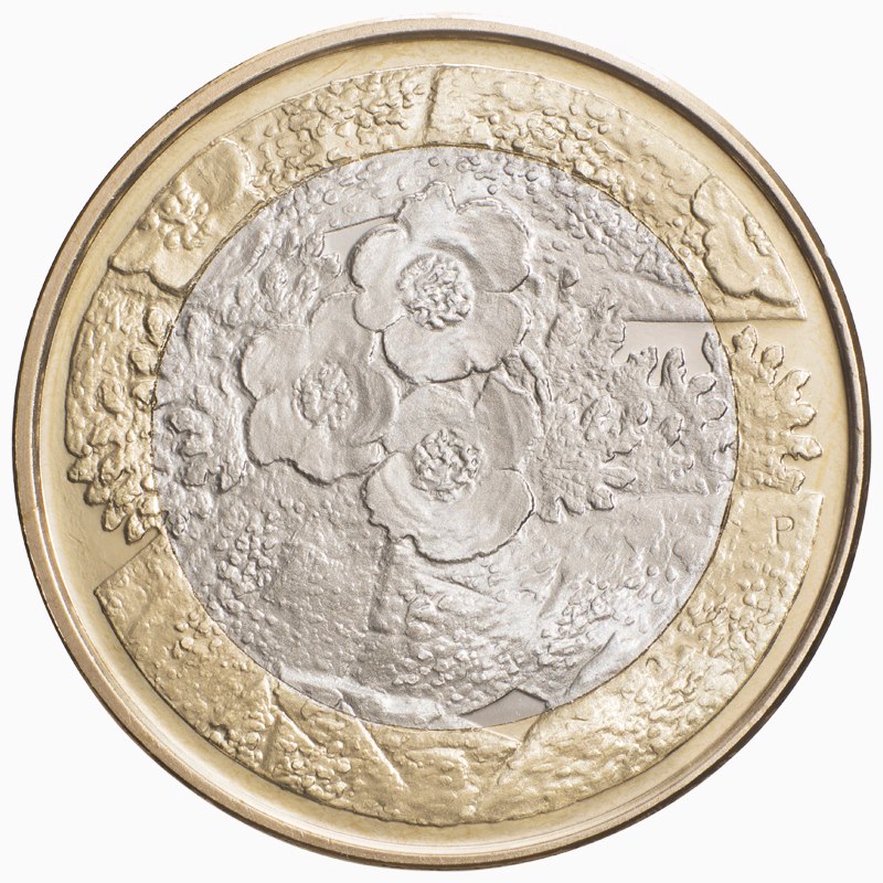 5 EURO 2012 Fínsko cc.UNC Flora