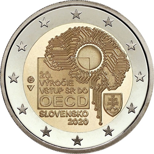 2 euro 2020 Slovensko cc.UNC, OECD