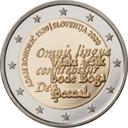 2 euro 2020 Slovinsko cc.UNC Adam Bohorič