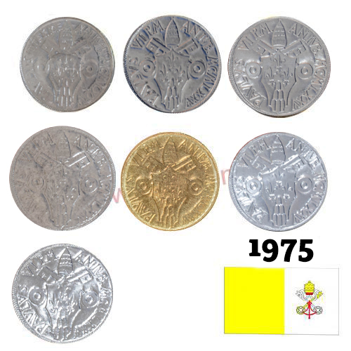 SET 1975 Vatikán UNC (var.2)