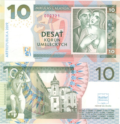 10 Korún 2019 UNC Mikuláš Galanda