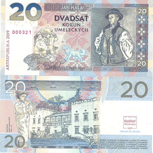 20 Korún 2019 UNC Jan Hála
