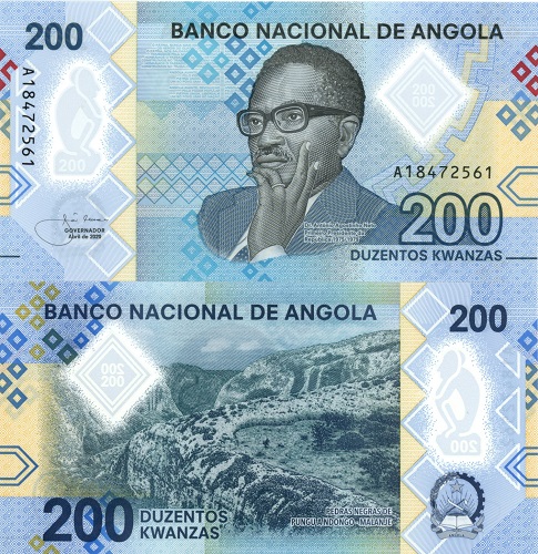 200 Kwanzas 2020 Angola UNC séria A