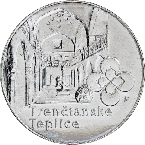 Žetón niklovaný, kúpele - Trenčianske Teplice (670243i)