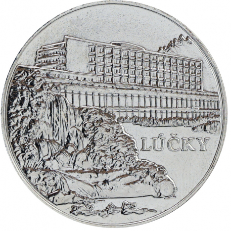Žetón niklovaný, kúpele - Lúčky (670243d)