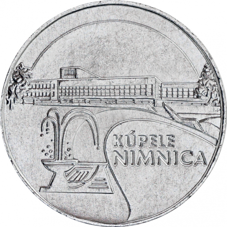Žetón niklovaný, kúpele - Nimnica (670243e)