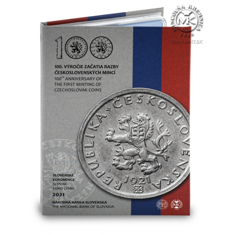 SADA 2021 Slovensko PROOF 100.výročie začatia razby