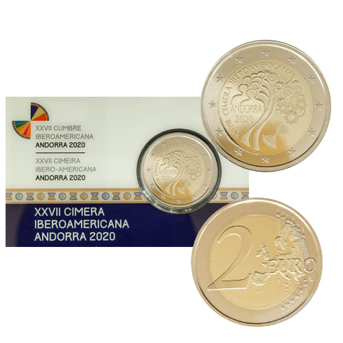 2 euro 2020 Andorra PROOF Iberoamerický samit