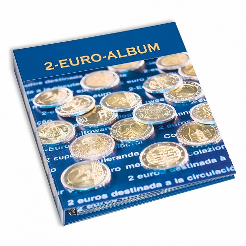 Zakladač NUMIS na mince, 2 euro pamätné, neutrálny, bez listov (EUBIN2EU)