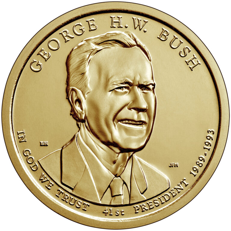 Dollar 2020 P USA UNC George HW Bush 41th