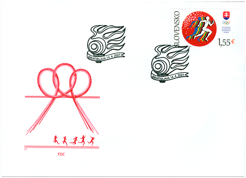  FDC 2021 Slovensko, letné olympijské hry v Tokiu (FDC 738)