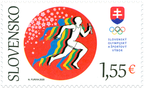 Známka 2021 Slovensko čistá, letné olympijské hry v Tokiu (738)