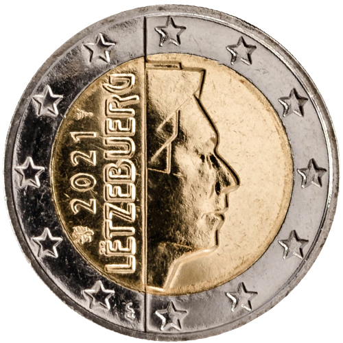 2 euro 2021 Luxembursko ob.UNC