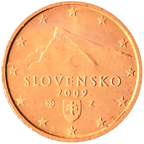 5 cent 2009 Slovensko ob.UNC