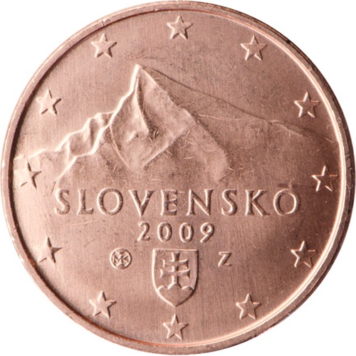 5 cent 2009 Slovensko ob.UNC