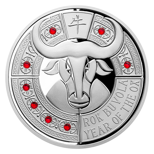 2 Dollars 2021 Samoa PROOF 1 Oz Ag rok Byvola 