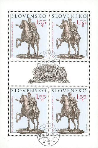 Hárček 2021 Slovensko pečiatkovaný, Marcus Aurélius (740)
