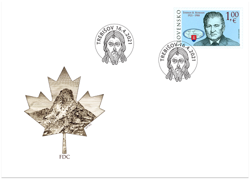 FDC 2021 Slovensko, Štefan Boleslav Roman (FDC 739)