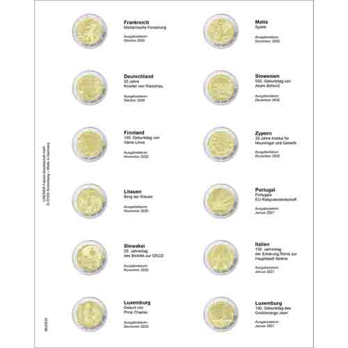 Doplňujúci list č.26 MULTI COLLECT, ilustrovaný pre 2 euro (MU2E26) IN