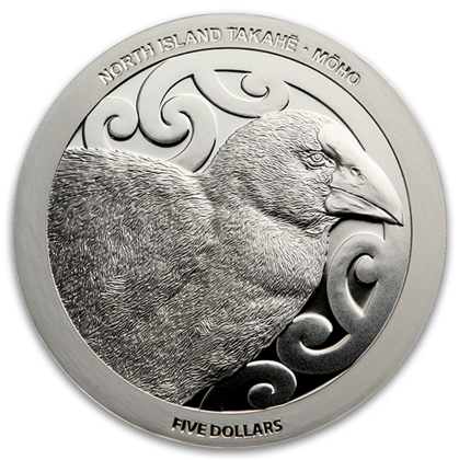 5 Dollars 2019 Nový Zéland PROOF 1 Oz Ag Takahe