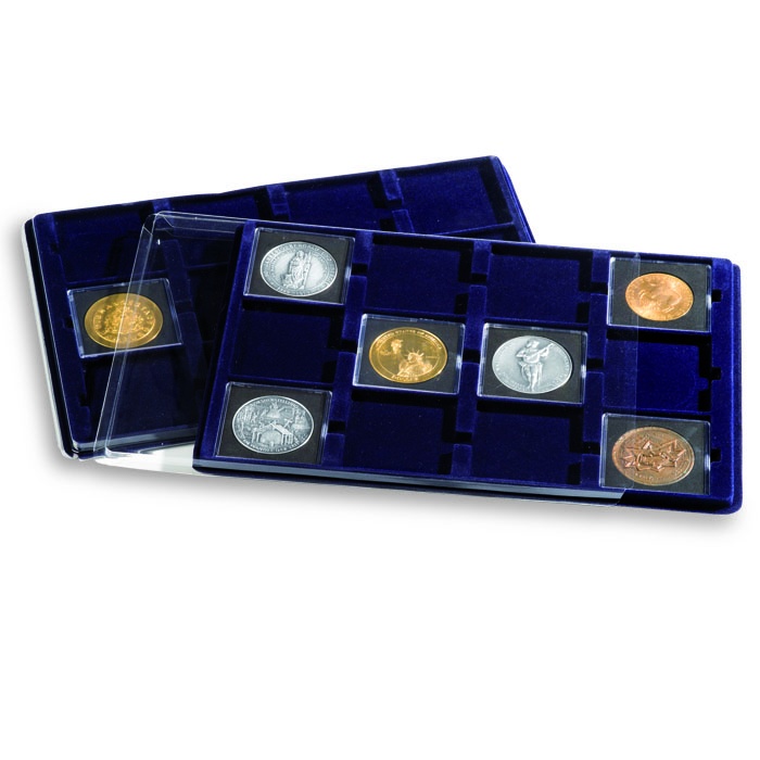 PLATO L 12 QUADRUM XL 67x67 mm, modrý (TABQ67BL)