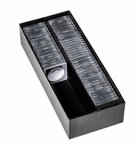 Archiv box LOGIK 80 x QUADRUM, čierny (LOGIKQS) IN
