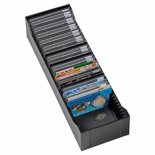 Archiv box LOGIK 40 x mincová karta, čierny (LOGIKGB40QFS)