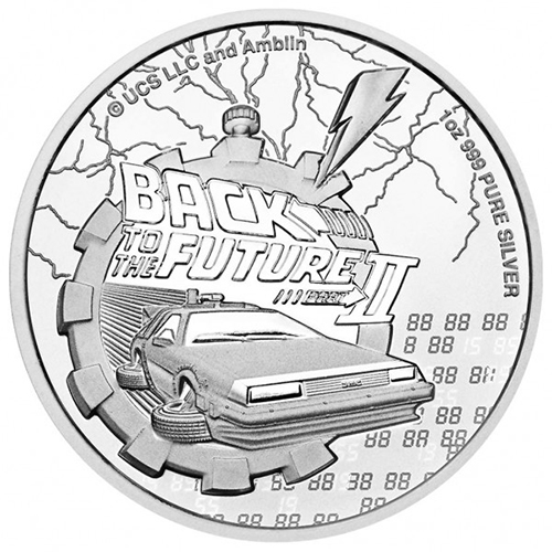 2 Dollars 2021 Niue BU 1 Oz Ag Back To The Future II