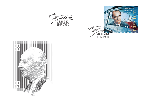 FDC 2021 Slovensko, Alexander Dubček (FDC 754)