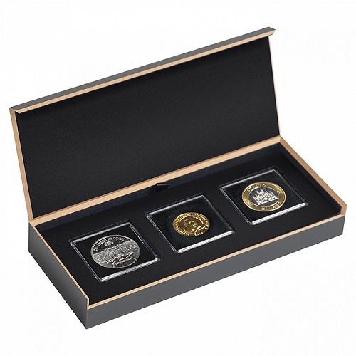 Etue LUXOR na mince, 3x QUADRUM (LUXORQ3) IN