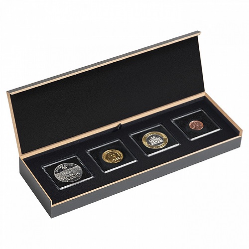 Etue LUXOR na mince, 4x QUADRUM (LUXORQ4) IN