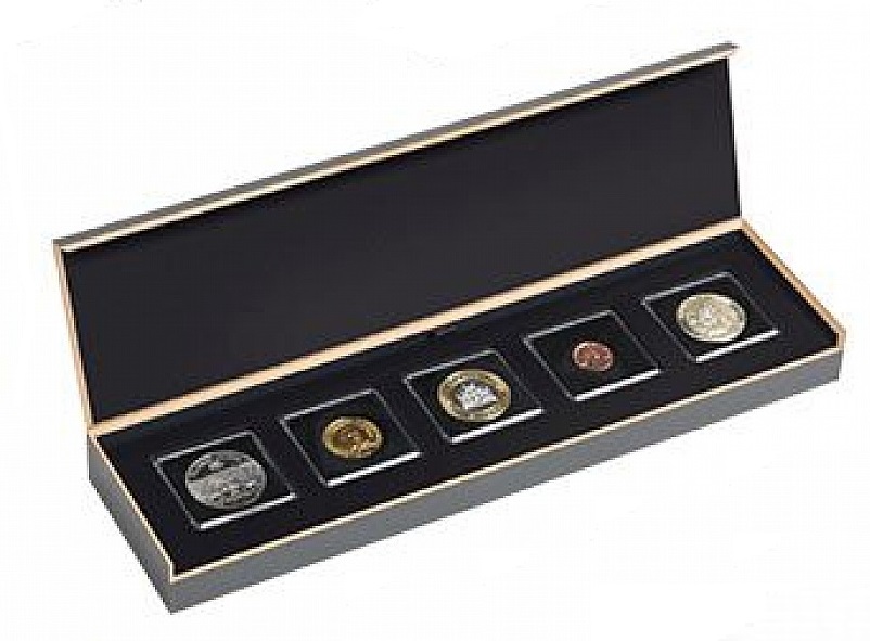 Etue LUXOR na mince, 5x QUADRUM (LUXORQ5) IN